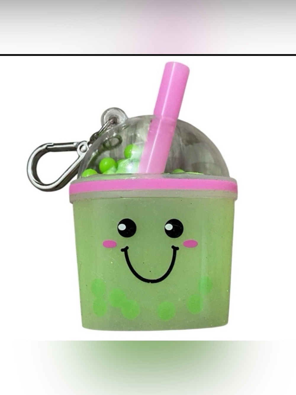 B&BW Bubble Green Matcha Boba Milk Tea  Drink hand sanitizer holder
